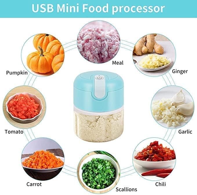 Electric Garlic Chopper Portable Food Processor