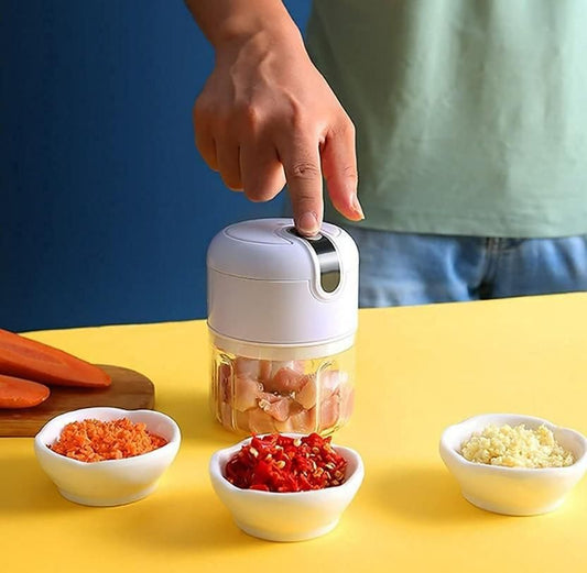 Electric Garlic Chopper Portable Food Processor
