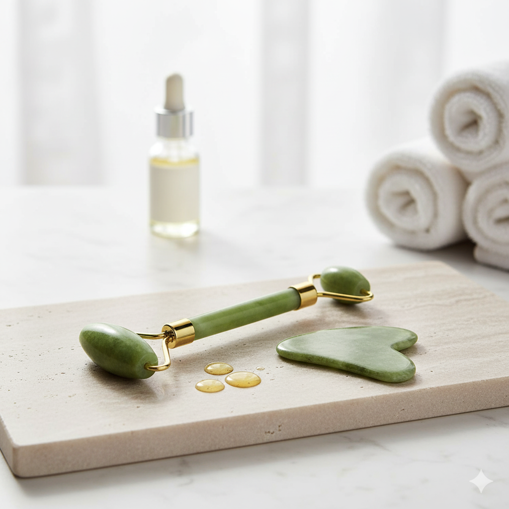 Elevate Your Skincare Ritual with Natural Jade Facial Tools