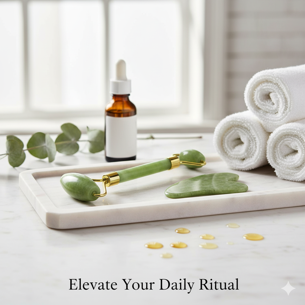 Elevate Your Skincare Ritual with Natural Jade Facial Tools