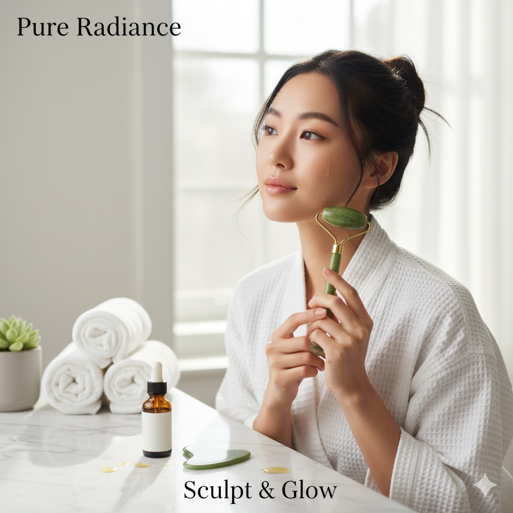 Elevate Your Skincare Ritual with Natural Jade Facial Tools